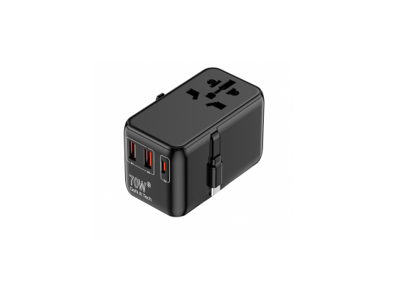 CROSSIO ChargeMe Adapter PLUS PD70W 2A+2C GaN III