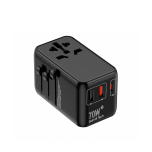 Cestovní adaptér CROSSIO ChargeMe Adapter PLUS PD70W 2A+2C GaN III