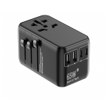 Cestovní adaptér CROSSIO ChargeMe Adapter PLUS PD65W 2A+3C GaN III