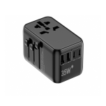 Cestovní adaptér CROSSIO ChargeMe Adapter PLUS PD35W 2A+3C GaN III