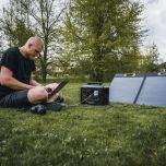 Bateriová stanice CROSSIO LifePower 1000 a solarní panel SolarPower 100 W
