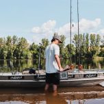Rybář JakubHolubec s Crossio LifePower 600 na rybách