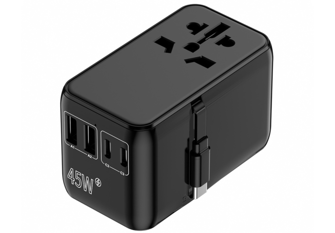 CROSSIO ChargeMe Adapter PLUS PD45W 2A+3C GaN III